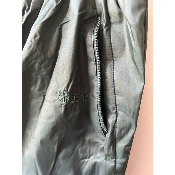 Vintage lined nylon track pants size medium Bi Gear zip pockets lightweight - Picture 3 of 12